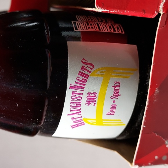 Hot August Nights 2003 Reno Sparks Six Pack Coca Cola Bottles Vintage - Picture 3 of 8